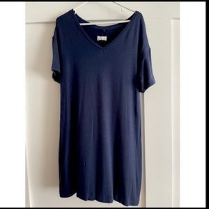 Lou & Grey Navy Tshirt Dress Sz Medium